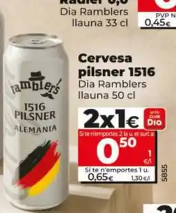 Dia Dia Ramblers Cervesa pilsner 1516 oferta