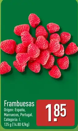 ALDI Frambuesas oferta