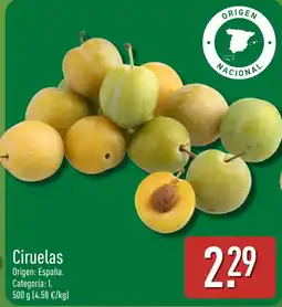 ALDI Ciruelas oferta
