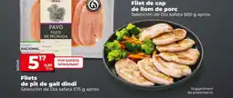 Dia Filets de pit de gall dindi oferta