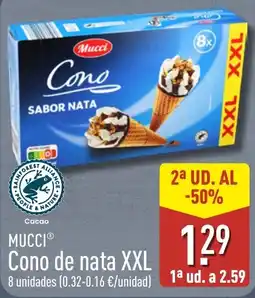 ALDI Mucci Cono de nata XXL oferta