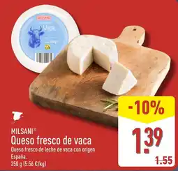 ALDI Milsani queso fresco de vaca oferta