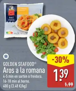 ALDI Golden Seafood aros a la romana oferta