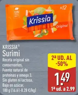 ALDI Krissia surimi oferta
