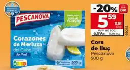 Dia Pescanova corazones de merluza del cabo oferta