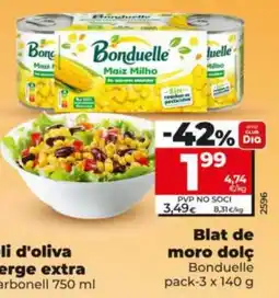 Dia Bonduelle blat de moro dolç oferta