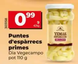Dia Yemas esparragos puntes d'espàrrecs primes oferta