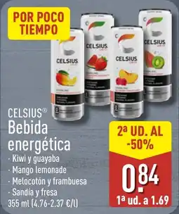 ALDI Celsius bebida energética oferta