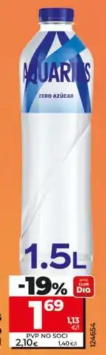 Dia Aquarius zero azúcar oferta