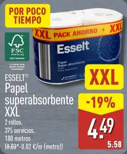 ALDI Esselt papel superabsorbente xxl oferta