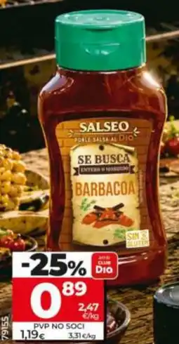 Dia Salseo salsa barbacoa oferta