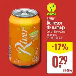 ALDI River Refresco de naranja oferta