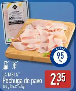 ALDI La Tabla pechuga de pavo oferta