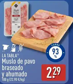 ALDI La tabla muslo de pavo braseado y ahumado oferta