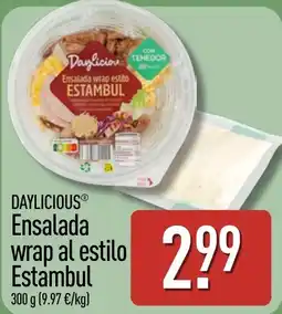 ALDI Daylicious ensalada wrap al estilo estambul oferta