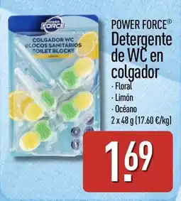 ALDI Power Force Detergente de WC en colgador oferta