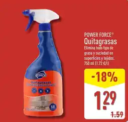 ALDI Power Force quitagrasas oferta