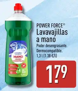 ALDI Power Force lavavajillas a mano oferta