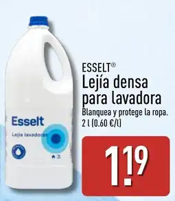 ALDI Esselt lejía densa para lavadora oferta