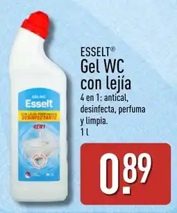 ALDI Esselt Gel WC con lejía oferta