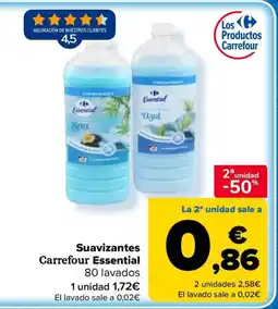 Carrefour Suavizantes Carrefour Essential oferta