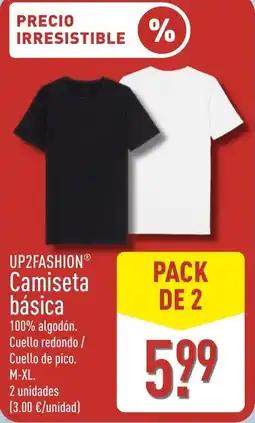 ALDI Up2fashion camiseta básica oferta