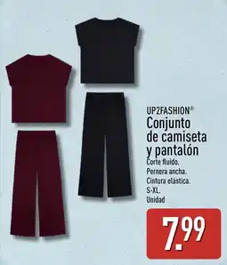 ALDI UP2FASHION conjunto de camiseta y pantalón oferta