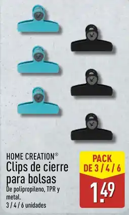 ALDI Home Creation clips de cierre para bolsas oferta