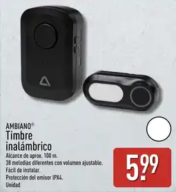 ALDI Ambiano timbre inalámbrico oferta