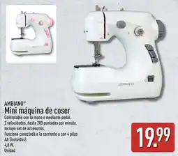 ALDI Ambiano mini máquina de coser oferta