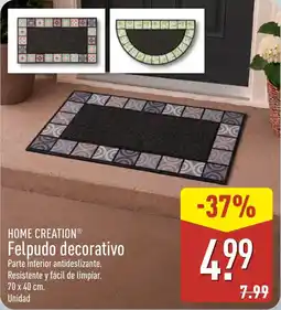 ALDI Home Creation felpudo decorativo oferta