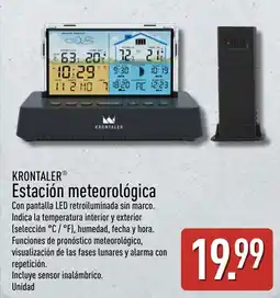 ALDI Krontaler estación meteorológica oferta