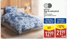 ALDI Novitesse Ropa de cama percal oferta