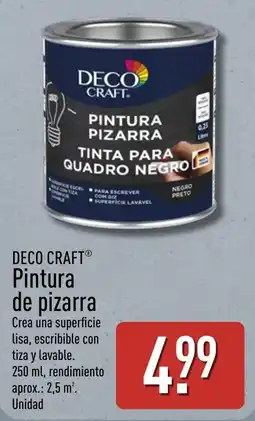 ALDI Deco Craft pintura de pizarra oferta