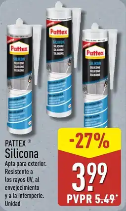 ALDI Pattex Silicona oferta