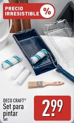 ALDI Deco Craft set para pintar oferta