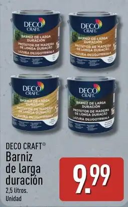 ALDI Deco Craft barniz de larga duración oferta
