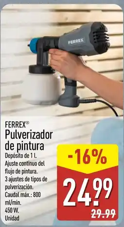 ALDI Ferrex pulverizador de pintura oferta