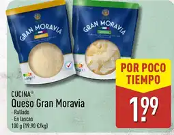 ALDI Cucina queso gran moravia oferta
