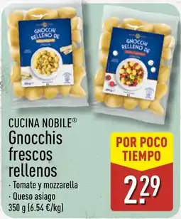 ALDI Cucina Nobile gnocchis frescos rellenos oferta