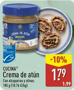 ALDI Cucina crema de atún oferta