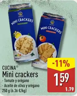 ALDI Cucina mini crackers oferta