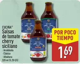 ALDI Cucina salsas de tomate cherry siciliano oferta