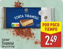 ALDI Cucina Tiramisú oferta