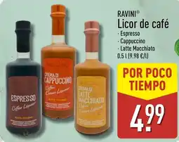 ALDI Ravini Licor de café oferta