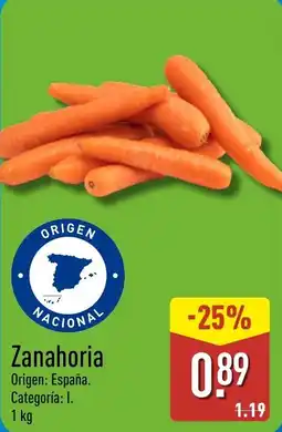 ALDI Zanahoria oferta