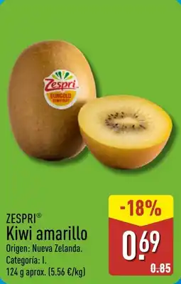 ALDI Zespri kiwi amarillo oferta
