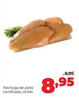 Alimerka Pechuga de pollo certificado oferta