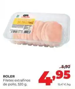 Alimerka Roler - filetes extrafinos de pollo oferta