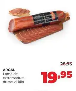 Alimerka Argal - lomo de extremadura duroc oferta